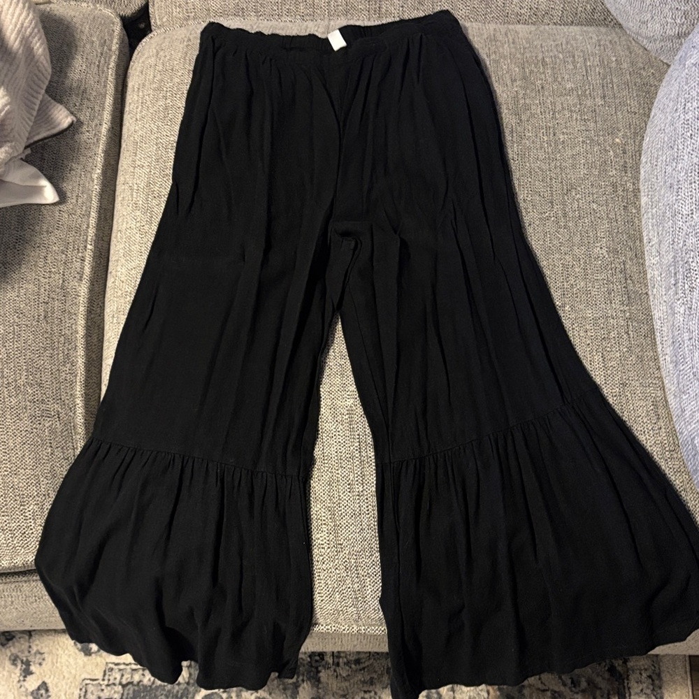 Nordstrom Black Wide-Leg Pants